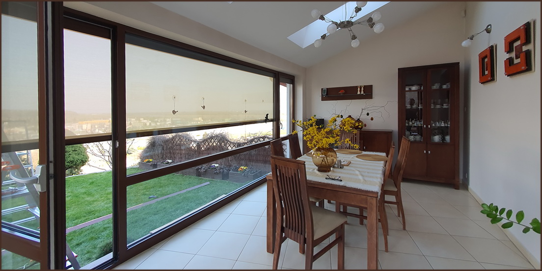 Rolety zewnętrzne typu screen.